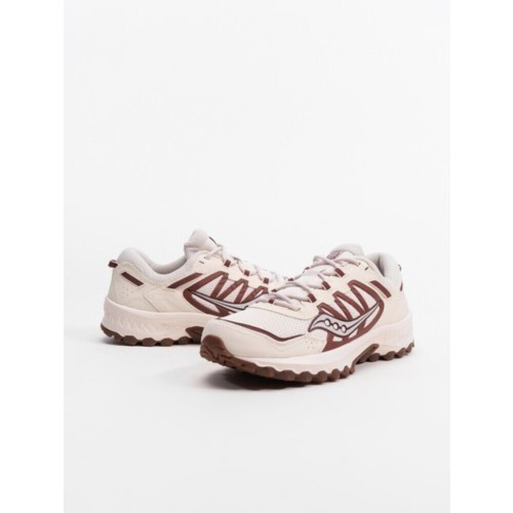 Saucony Grid Peak S70814-2 Sneakers Men's 7 Cream Low Top Running Shoes GAL1521